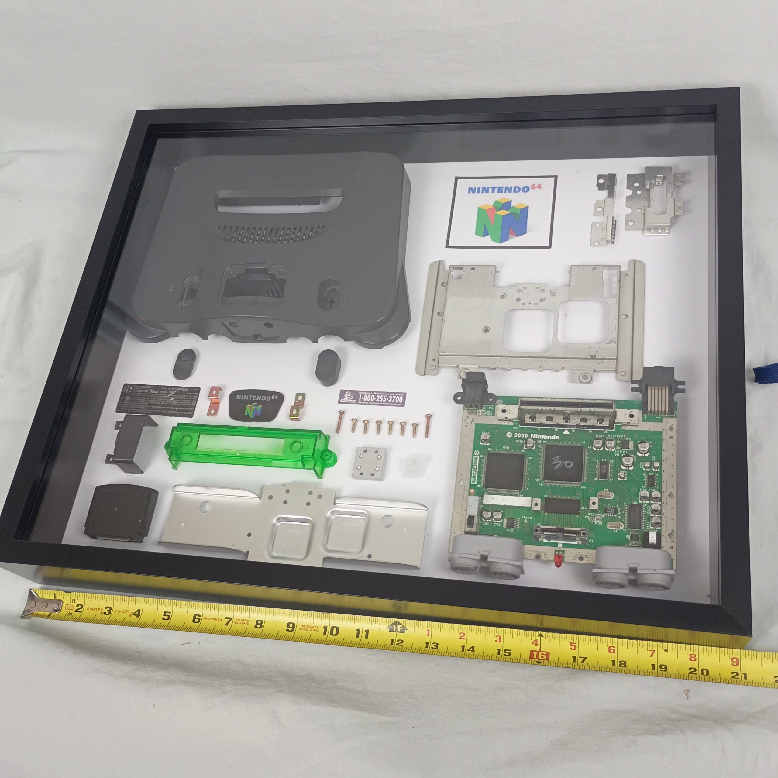 N64 Nintendo 64 Deconstructed Console Wall Art - Image 6