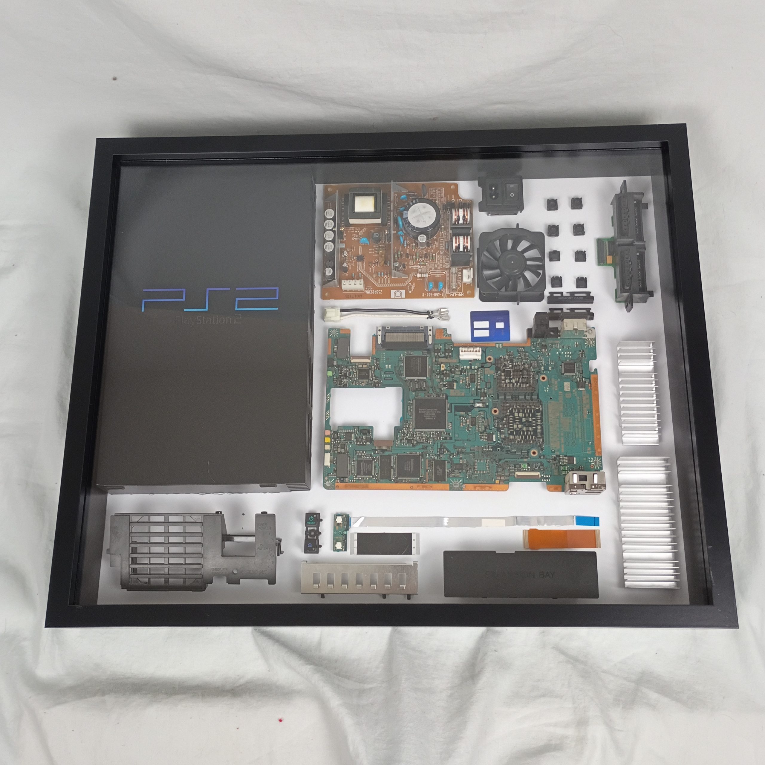 PS2 Fat Deconstructed Console Wall Art